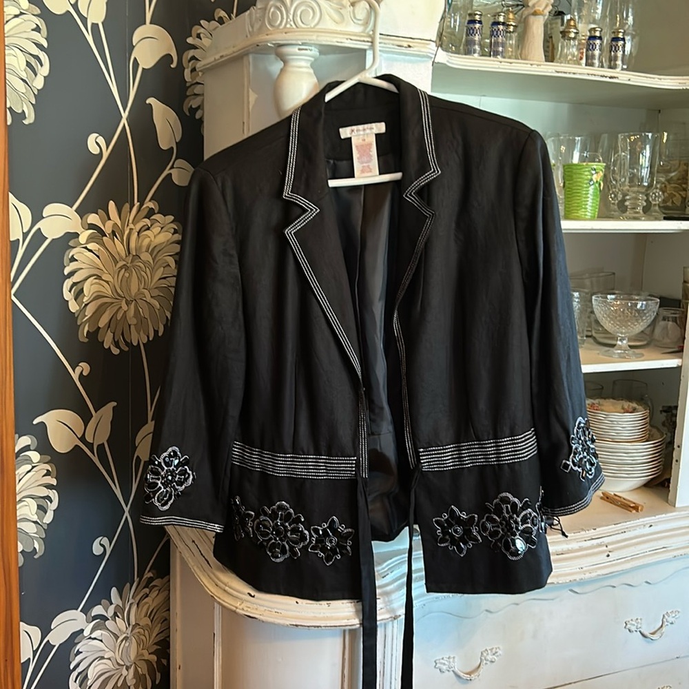 M linen collection blazer